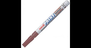 Uni Paint PX-21 Paint Marker - Bruine verfstift met 0.8 – 1.2 mm punt