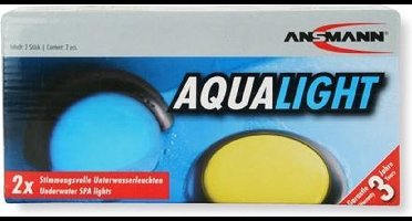 Ansmann AquaLight 2-delige set LED onderwaterlamp RGB