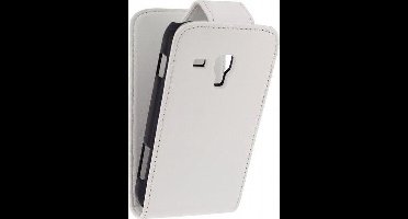 Xccess Leather Flip Case Samsung Galaxy Trend S7560 White