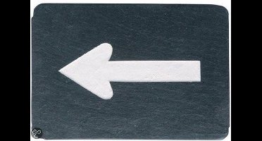 Esschert Design - Leisteen deurplaat pijl DP006