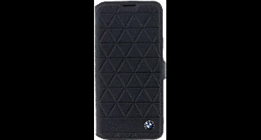 BMW Hexagon Leather Book Case voor Samsung Galaxy S9 Plus - Zwart