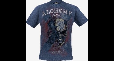 Officieel gelicenseerd - Alchemy - T-shirt 'Half Zombie' - Heren - S