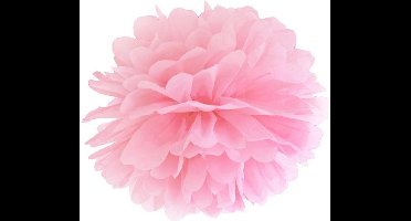 Pompon Lichtroze 25cm
