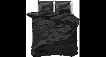 Sleeptime Beauty Skin Care Dekbedovertrek - Lits-Jumeaux- 240x200/220 + 2 kussenslopen 60x70 - Zwart