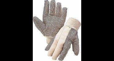 Handschoen polka-dot á 12 stuks.