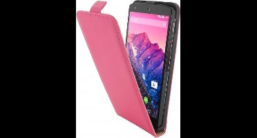 Mobiparts - roze premium flipcase - LG Nexus 5