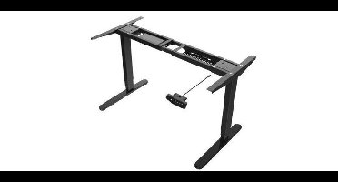 Euroseats 2-motorig frame zwart - Memory display - 2 motoren - Uitschuifbaar