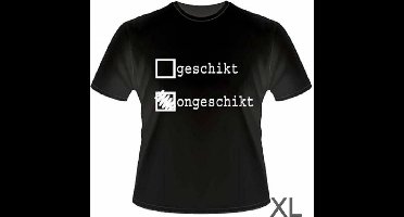 Paper dreams Funny Slogan T-Shirt - Zwart T-shirt in maat XL