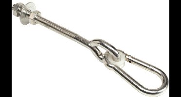 Schommelhaak met karabijnhaak M10 (100mm)