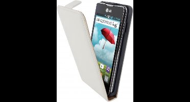 Mobiparts Premium Flip Case LG Optimus L5 II White