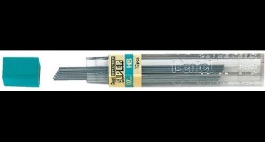 Pentel Vulpotlood Vulling - Potloodstift 0,7 mm - Zwart HB - buisje à 12 stiften