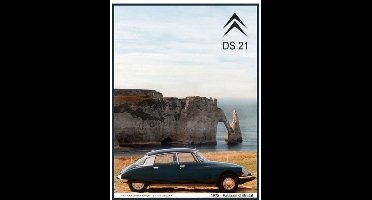 Metal sign Citroen DS21 40x30cm Etretat