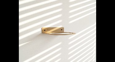 STERKSTAEL Flora S GOUD - bloempothouder - kleur goud - voor bloempot met een diameter van 12cm - poedercoating - staal