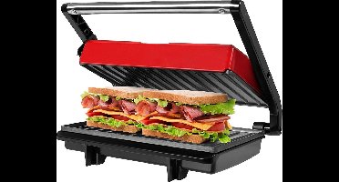 ApexArte® Contactgrill - Tosti Apparaat - Tosti-ijzers - Panini Grill - Rood