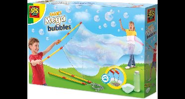 SES Creative 02323 Mega Bubbles met XXL Stokken - Extra grote bellenblazen met handige tool