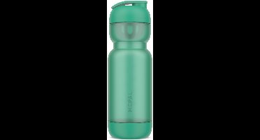Mepal Shakebeker Sport - 800 ml - Shake en drink - Inclusief mixer & maatverdeling - Eenvoudig schoon te maken - Drinkflessen - Apple green