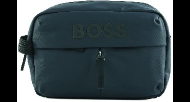 BOSS Toilettas Stormy Washbag Dark Blue Donkerblauw