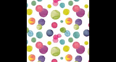 Inpakpapier Aquarel Stippen - 200m x 30/40/50/60/70cm |variant: 70 cm / 200 mtr.