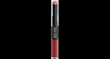 L'Oréal Paris Infaillible 24H Lipstick 435 Fearless Corail - Langhoudende 2-staps lippenstift - Tot 24 uur* kleur en comfort - Rood - 5.7ML