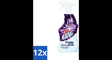 Cillit Bang - Power Cleaner - Bleek & Hygiëne - Schoonmaakspray - Voor Vlekken en Aanslag - 750 ml - Voordeelverpakking - 12 stuks