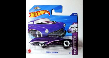 HOT WHEELS PURPLE PASSION NETFLIX 5/250 1:64 HW DESIGNED BY 1/5