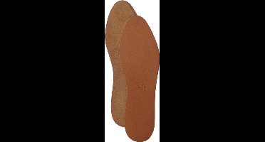 Leren Inlegzool London - Natuurleder - Isolerend - Vochtopnemend - Tegen Transpirerende Voeten - Maat 45