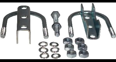 Neuswielklemhouder set rond 70mm