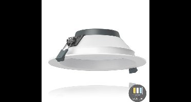 Led Downlight 13 W CCT Switch Ø170 Wit
