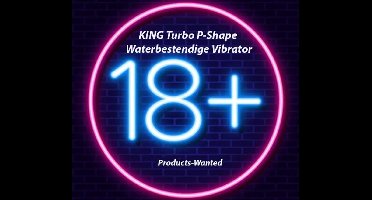 KING Turbo P-Shape Waterbestendige Vibrator in Nude Kleur