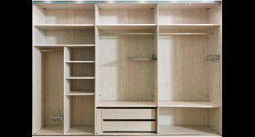 Legplank Menta 100 cm - Spaanplaat 22mm - Whitewash Houtlook - 96,4x51x5 cm (BxD)