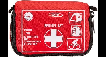 Zylo® Ehbo Reisset - Reisset - EHBO - Set 32 Stuks - 11x7x5cm - Rood