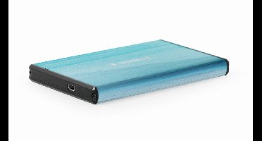 Externe HDD behuizing 2.5'' SATA USB3.0 Blauw (brushed)