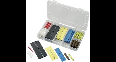 TRU COMPONENTS 1565052 Krimpkous assortiment Krimpverhouding:2:1 63 onderdelen