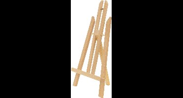 Tafelezel Klein Verstelbaar 22x14x40,5 cm Bruin Hout