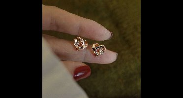 dames oorknoppen-hartje oorknopje-rosegouden-10mm-zilver 925