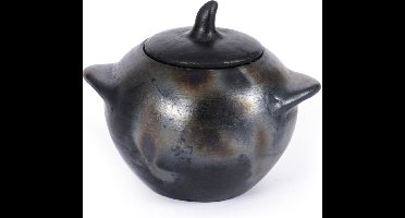 The Burned jar zwart medium