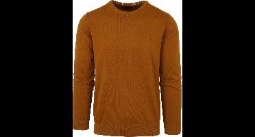 Suitable Oini Pullover O-Hals Okergeel - Maat XXL - Heren - Sweater