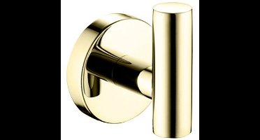 Profielenloods - Handdoekhaak glans goud - monteren met schroeven