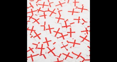 450 stuks Tafel confetti papier St. George - Hapjes Cocktail Tapas Zomer Terras EK WK Voetbal Decoratie Tafelconfetti