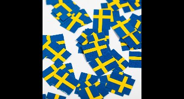 300 stuks Tafel confetti papier Zweden - Hapjes Cocktail Tapas Zomer Terras EK WK Voetbal Decoratie Tafelconfetti