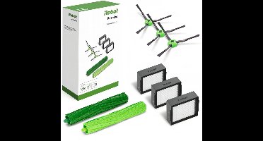 iRobot Roomba i/e/j Serie - Onderhoudsset - Vervangingsonderdelen - Origineel, 2 rubberen borstels, 3 filters, 3 zijborstels,