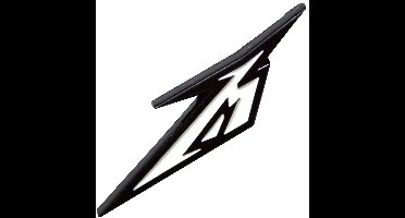 Metallica - M Logo Pin - Zwart/Wit