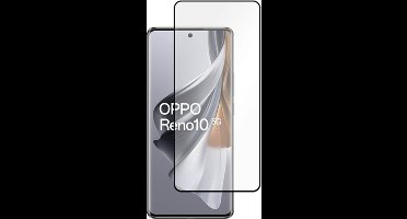 Just in Case screenprotector geschikt voor OPPO Reno10 (5G) - Screenprotector Full Cover Gehard Glas