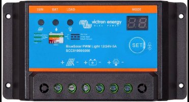 Victron Energy Laadregelaar voor zonne-energie PWM 12 V, 24 V 5 A