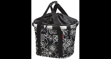 KlickFix Reisenthel Fietsmand, fleur/black
