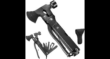 ApexArte® Opvouwbare Bijl - Survival Tool Kit - Zwart