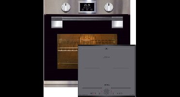 Kaiser - pyrolytische oven - EH 6337 - Inductiekookplaat - KCT 6730 FIG - inbouwoven - automatisch braden - massief metaal - 79L - 60 cm
