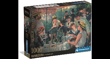 Clementoni - Puzzel - 1000 Stukjes - Museum Lunch: Bootfeest - Puzzel Voor Volwassenen - High Quality Collection