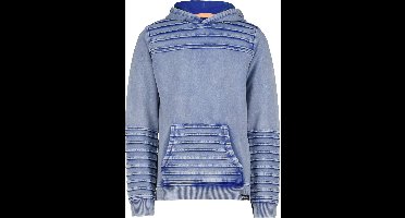 4PRESIDENT Sweater jongens - Clematis Blue - Maat 104 - Jongens trui