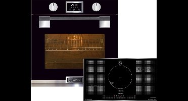 Kaiser - Inbouwoven - EH 6338 s - Inductiekookplaat - KCT 97 FI La Perle - pyrolytische oven - 11 functies - 90 cm